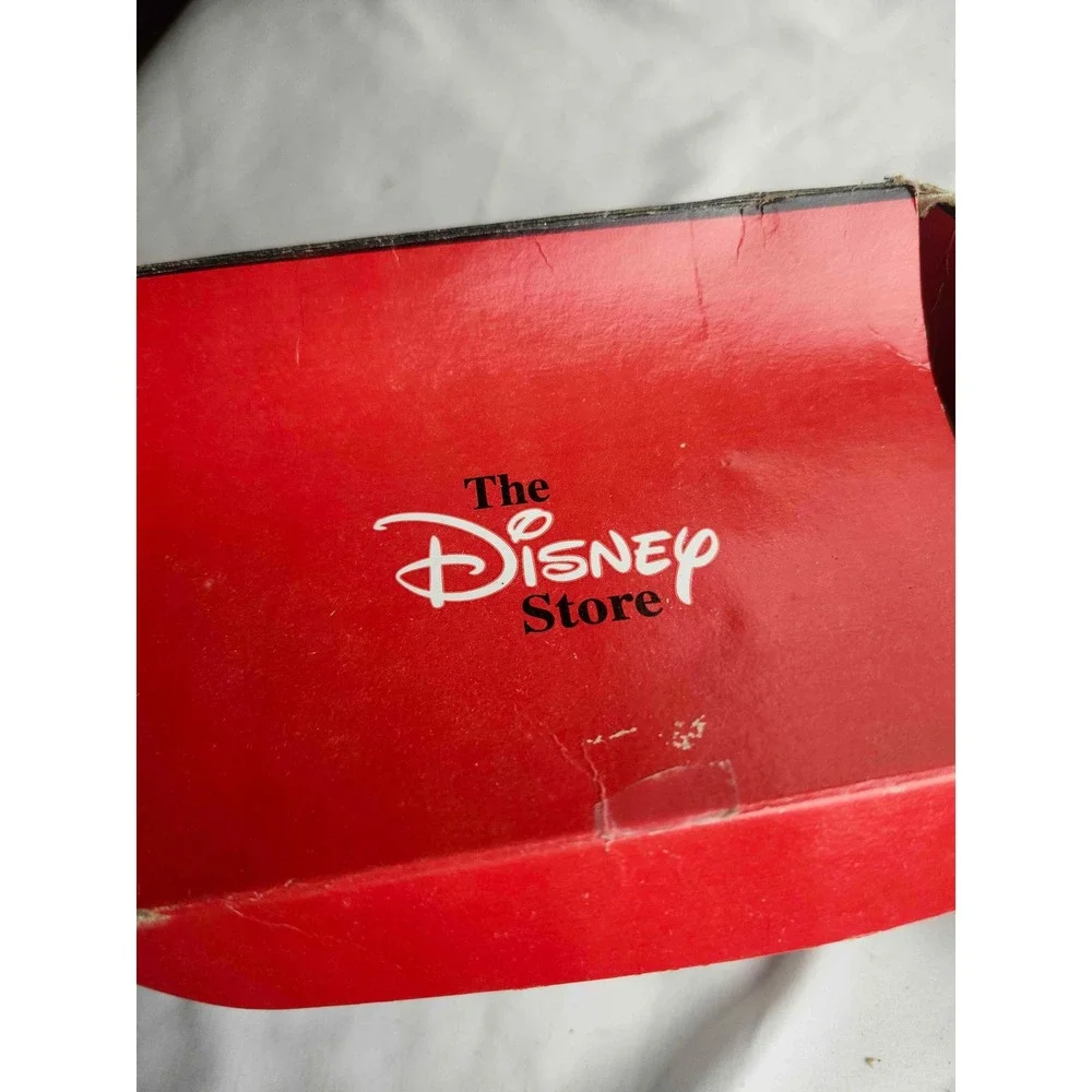 Vintage Disney Store Mickey Mouse Twin Bell Alarm Clock Red Disney Time FD757R